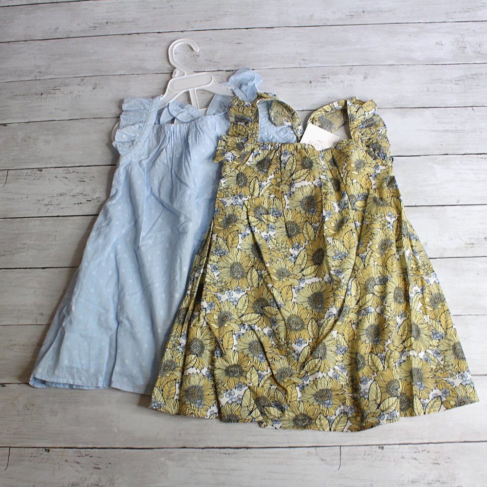 Sigrid Olsen Girls Sleeveless Sun Dress Set Size 3T Sunflower